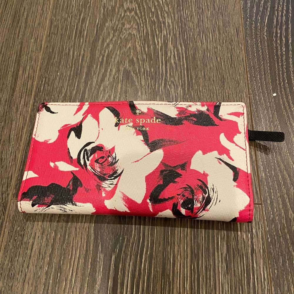 Kate Spade Red Floral Women's Wallet